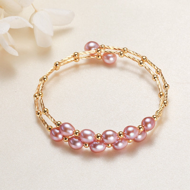 Ethnic Style Freshwater Pearl Bracelet