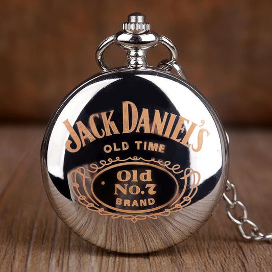 Creative Text Quartz Pocket Watch