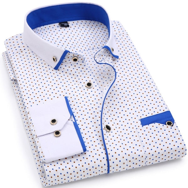 UrbanFit Printed Dress Shirt