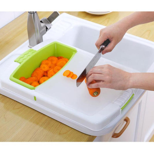 Multi-Function Chopping Board and Sink Drain Basket