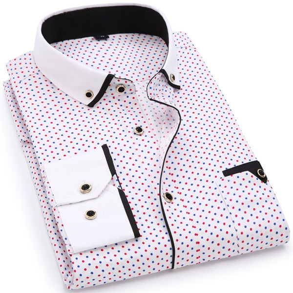 UrbanFit Printed Dress Shirt