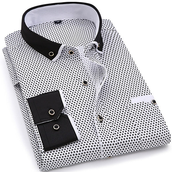 UrbanFit Printed Dress Shirt