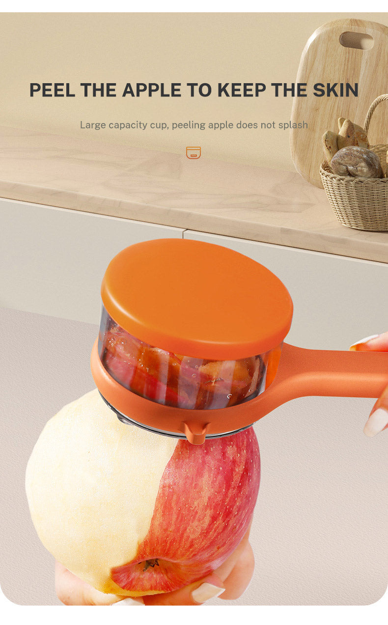 Multi-Functional Peeler with Storage Bucket