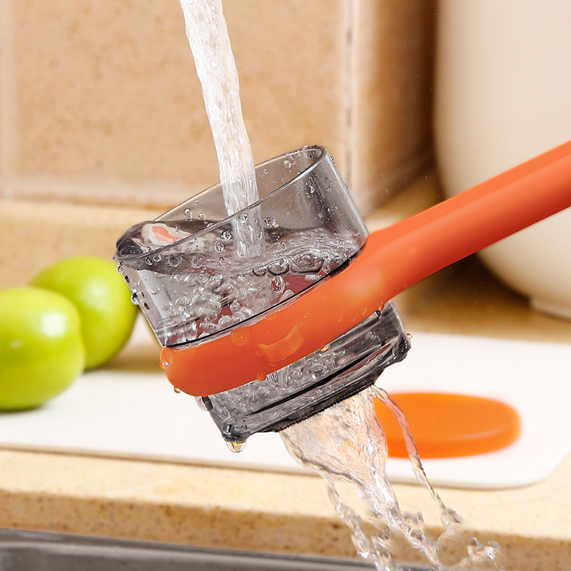 Multi-Functional Peeler with Storage Bucket