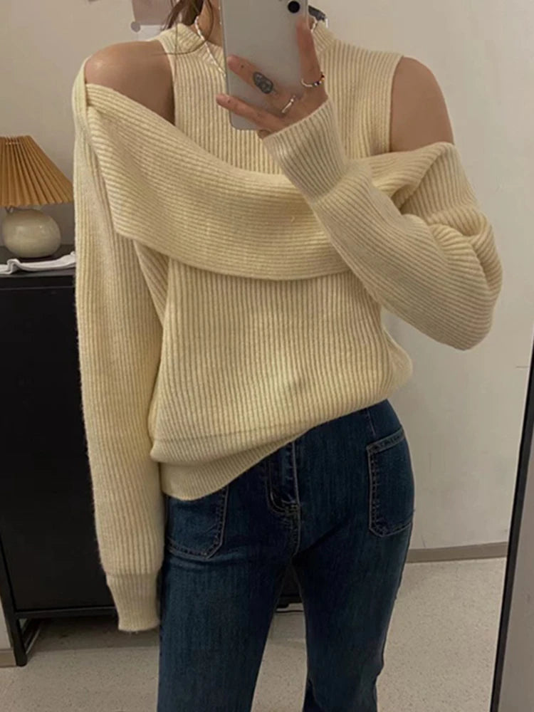 Elegance Hollow Sweater