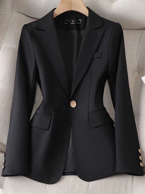 Office Chic Long Sleeve Blazer