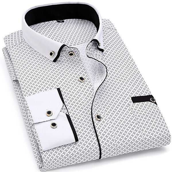 UrbanFit Printed Dress Shirt