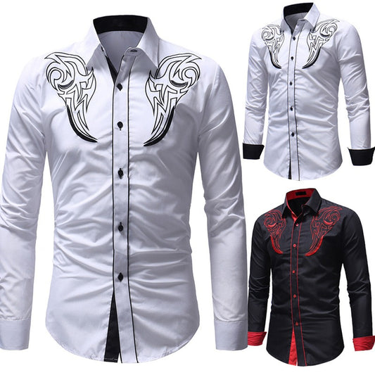 Classic Totem Embroidered Slim Fit Shirt